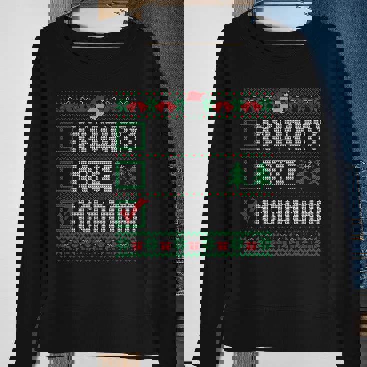 Mcnamara Family Name Naughty Nice Mcnamara Christmas List Sweatshirt Gifts for Old Women