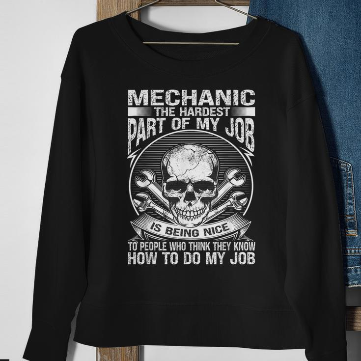 Mechanic Car Guy Auto Mechanic Sweatshirt Gifts for Old Women