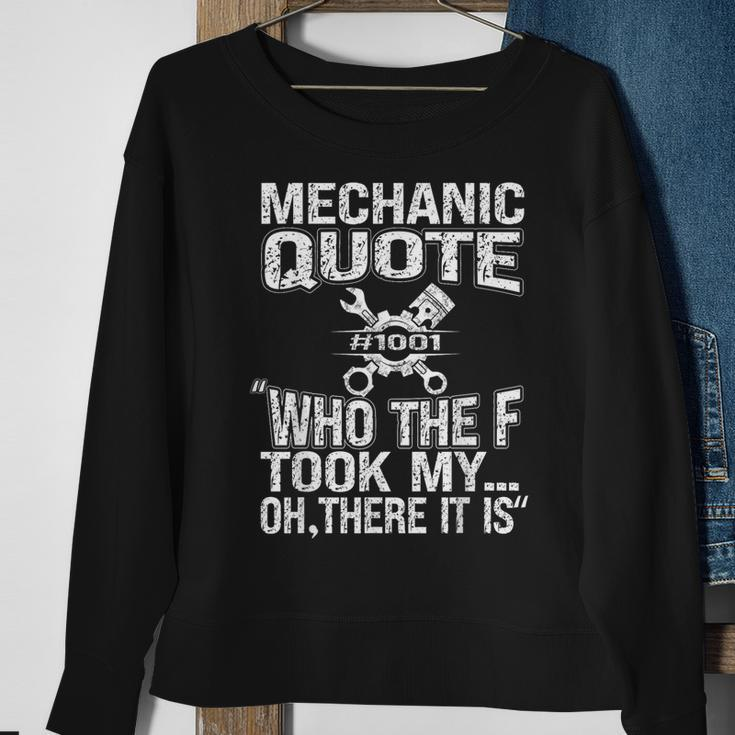 Mechanic Car Guy Mechanic Quote Sweatshirt Gifts for Old Women