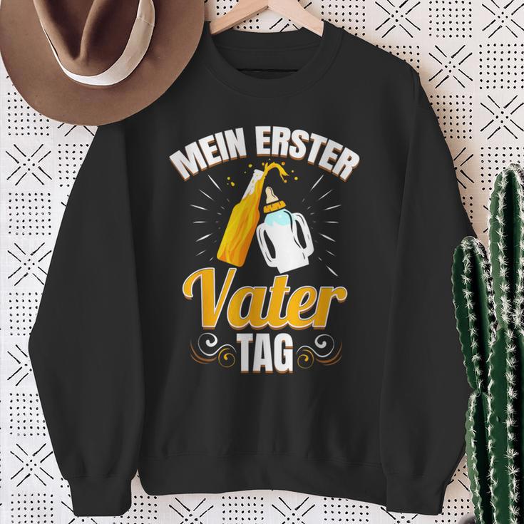 Mein Ersteratertag 1St Father's Day Father's Day Dad Sweatshirt Geschenke für alte Frauen