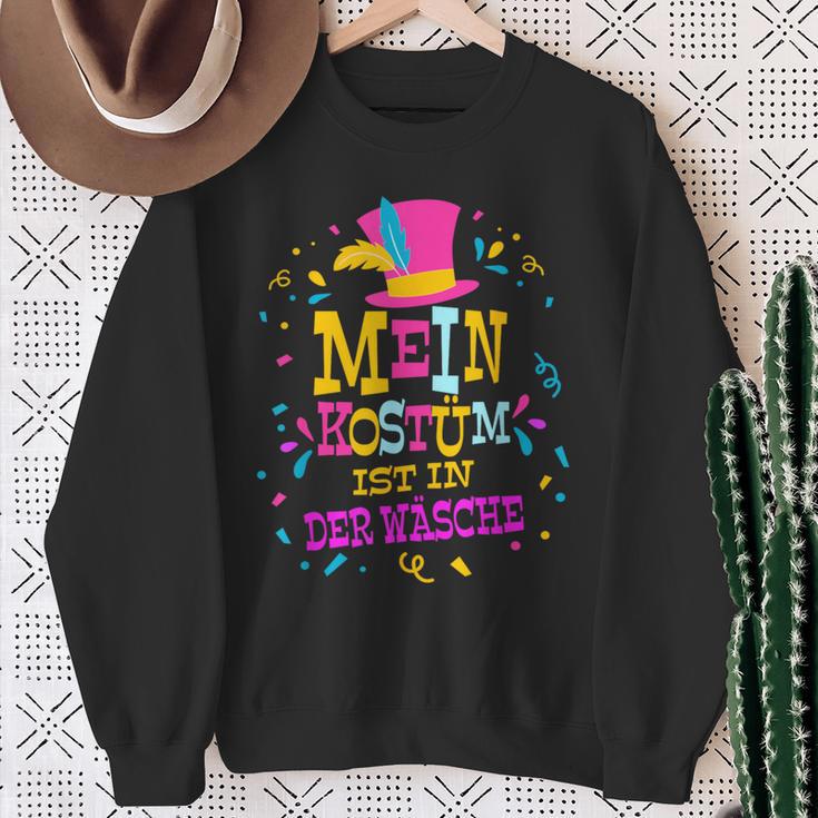 Mein Kostüm Ist In Der Wäsche Carnival Fancy Dress Sweatshirt Geschenke für alte Frauen