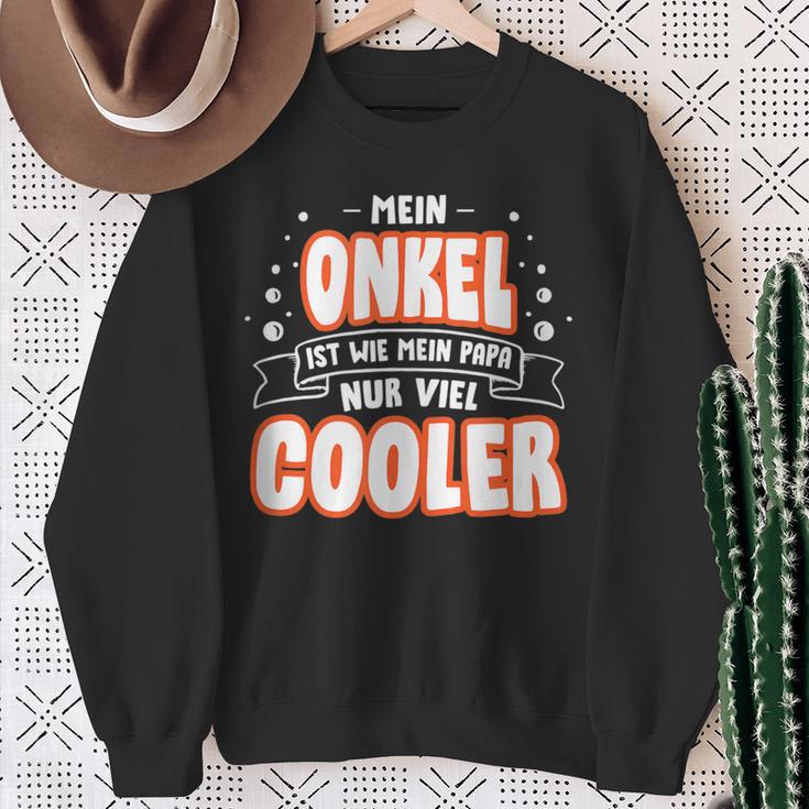 Mein Onkel Ist Wie Mein Papa Nuriel Cooler Sweatshirt Geschenke für alte Frauen