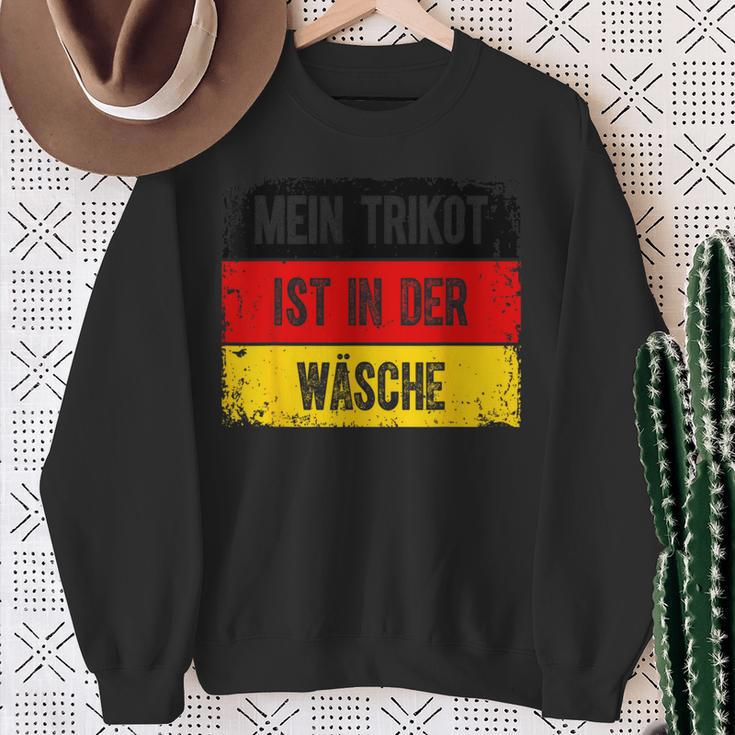 Mein Trikot Ist In Der Wäsche Deutschland Fanartikel Fußball Sweatshirt Geschenke für alte Frauen