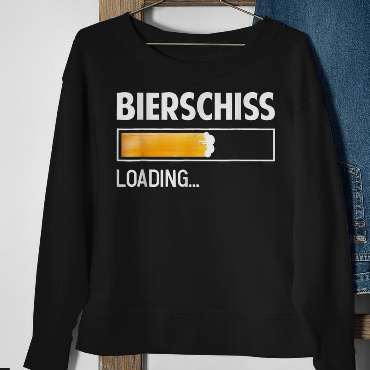 Men's Bierschiss Saufen Bier Malle Witz Saying Black Sweatshirt Geschenke für alte Frauen
