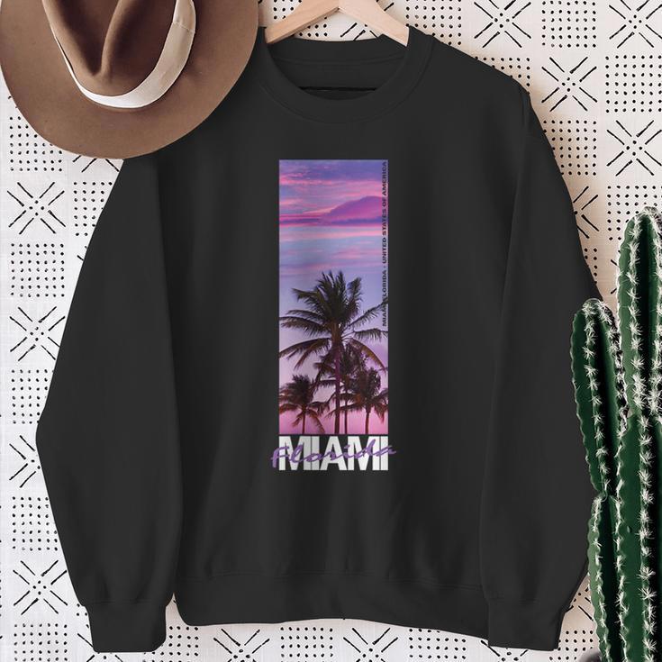 Miami Florida Usa Summer Sweatshirt Geschenke für alte Frauen