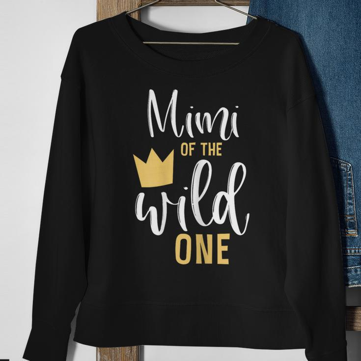 Mimi Of The Wild One 1St Birthday First Thing Matching Sweatshirt Gifts for Old Women