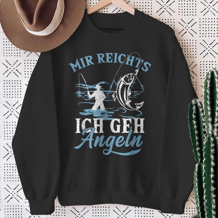 Mir Reichts Ich Geh Angeln Fischer Angler Angel Sweatshirt Geschenke für alte Frauen