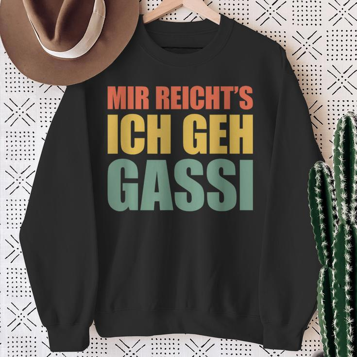 Mir Reicht's Ich Geh Gassi Sweatshirt Geschenke für alte Frauen