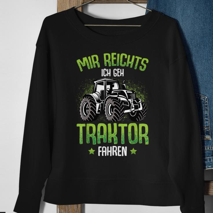 Mir Reichts Ich Geh Traktor Fahren Trecker Boys' Sweatshirt Geschenke für alte Frauen