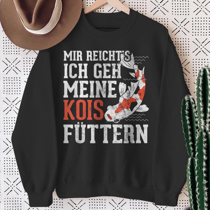 Mir Reicht's Kois Feeding Fish Aquarium Koi Sweatshirt Geschenke für alte Frauen