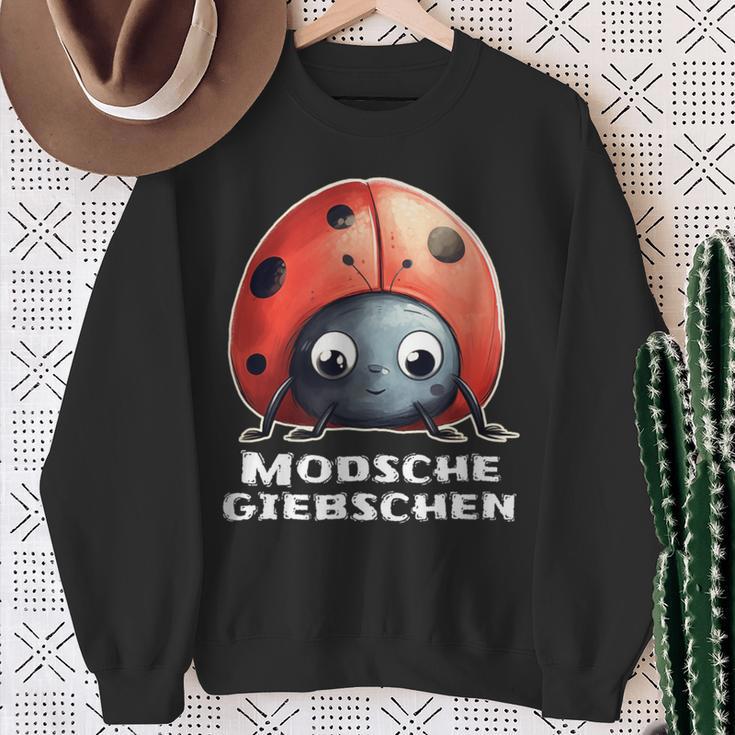 Modschegiebchen Saxon Ladybird Sweatshirt Geschenke für alte Frauen