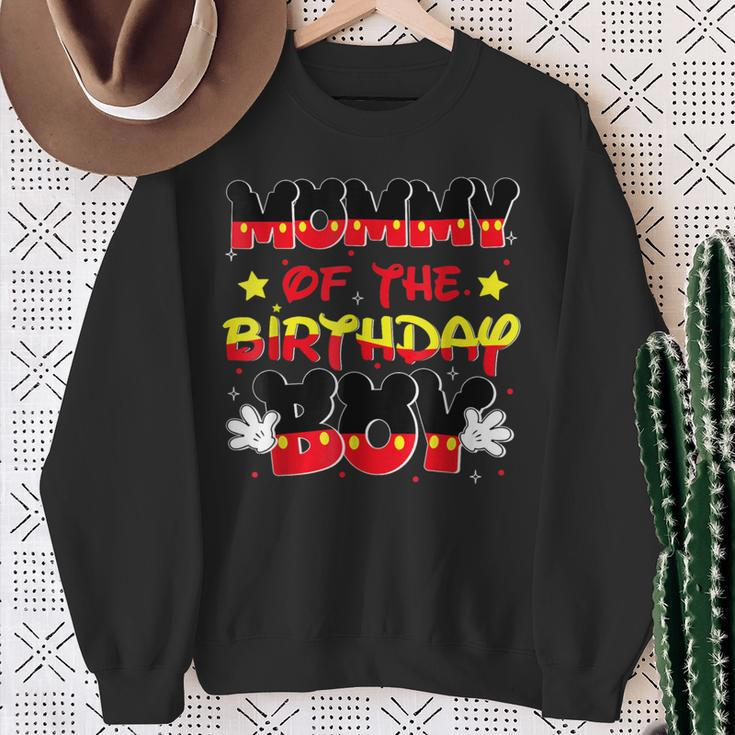 Mom And Dad Mommy Birthday Boy Mouse Family Matching Sweatshirt Gifts for Old Women