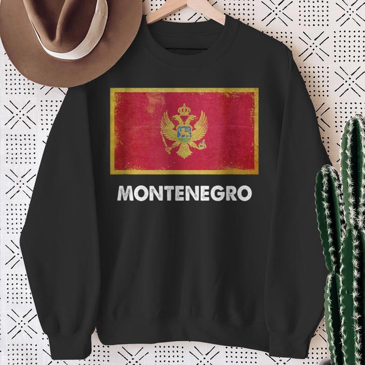 Monte Flag Jersey Montenegrinian Sweatshirt Geschenke für alte Frauen