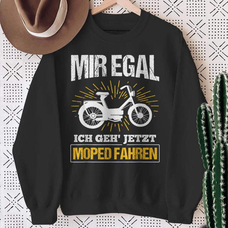 Moped Ich Geh' Jetzt Moped Fahren Ich Geh' Jetzt Moped F S Sweatshirt Geschenke für alte Frauen