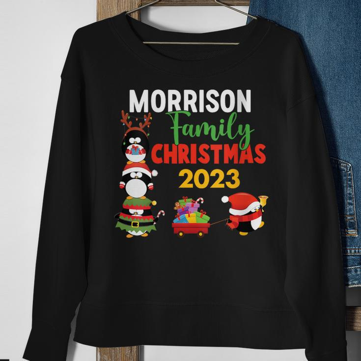Morrison Family Name Morrison Family Christmas Sweatshirt Gifts for Old Women