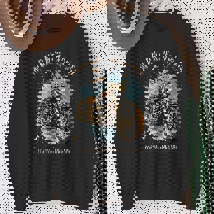 Motorcycle Motorbike Bike Adventure Touring And Exploration Sweatshirt Gifts for Old Women