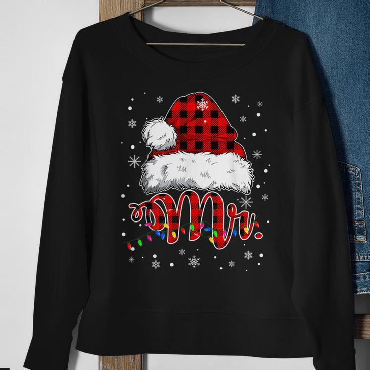 Mr And Mrs Claus Christmas Couples Matching Pajamas Sweatshirt Gifts for Old Women