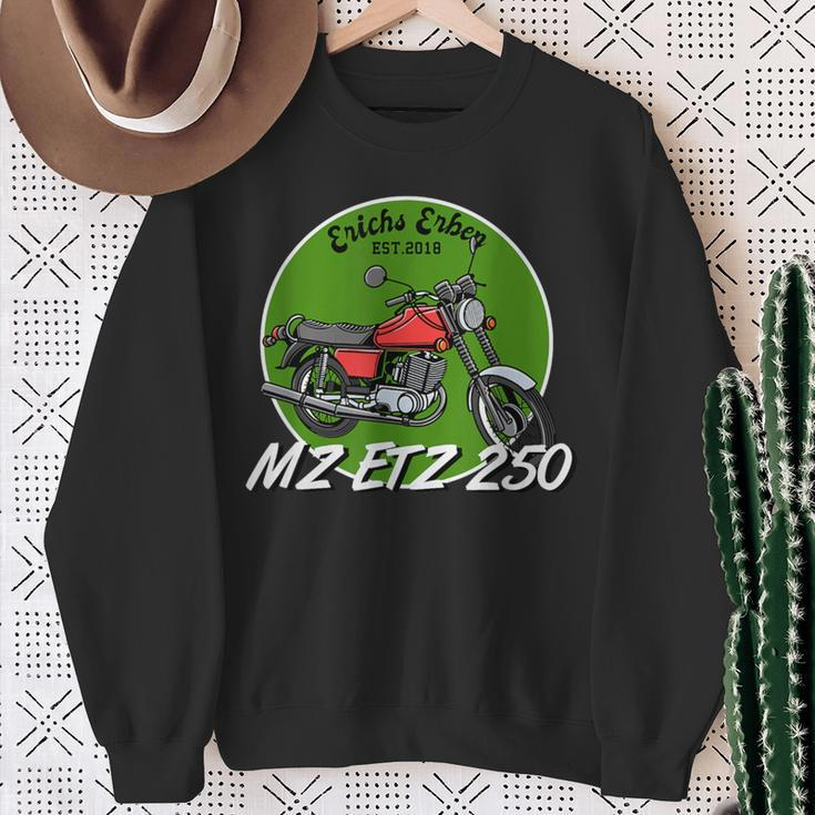 MZ ETZ 250 Vintage Motorrad Fan Sweatshirt, Erich Ebner Edition Geschenke für alte Frauen