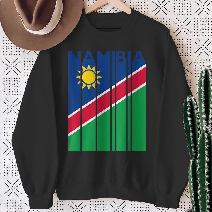 Namibian Flag Namibia Vintage Namibia Sweatshirt Geschenke für alte Frauen