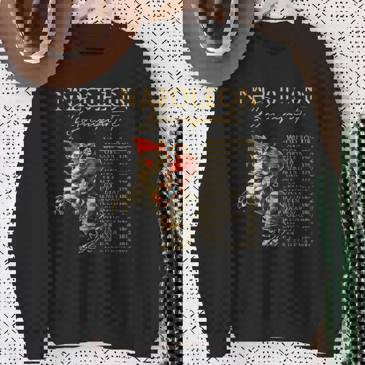 Napoleon Bonaparte World Tour Military History Lover Sweatshirt Gifts for Old Women