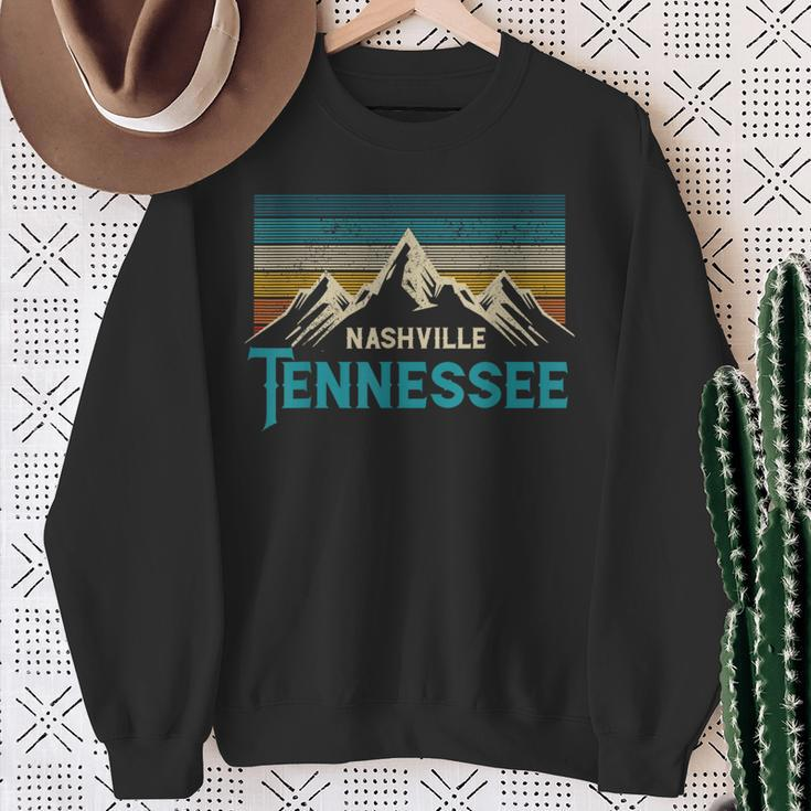 Nashville Tennesseeintage Usa America Music City Souvenir Sweatshirt Geschenke für alte Frauen