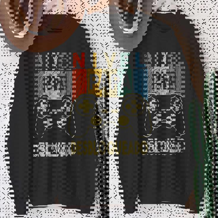 Nivel Papá Desbloqueado Futuro Papá Anuncio Embarazadas Camisa de entrenamiento Regalos para ancianas