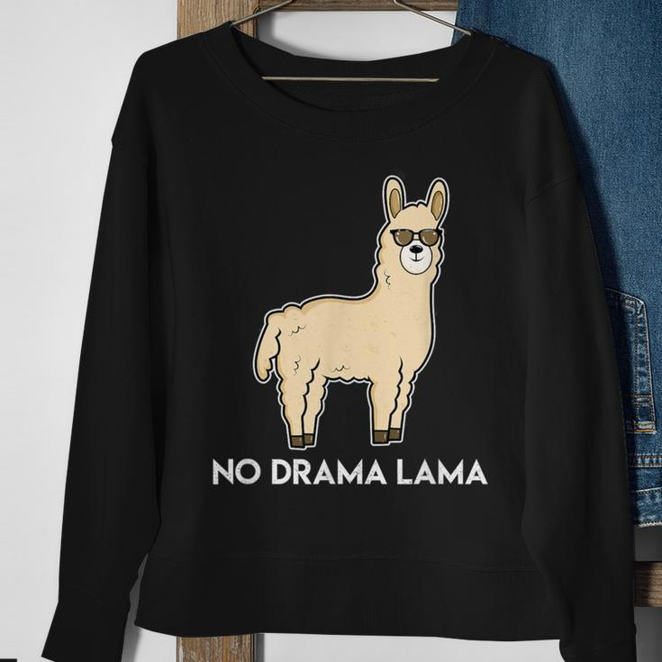 No Drama Lama Fun For Lama & Alpaka Fans Sweatshirt Geschenke für alte Frauen