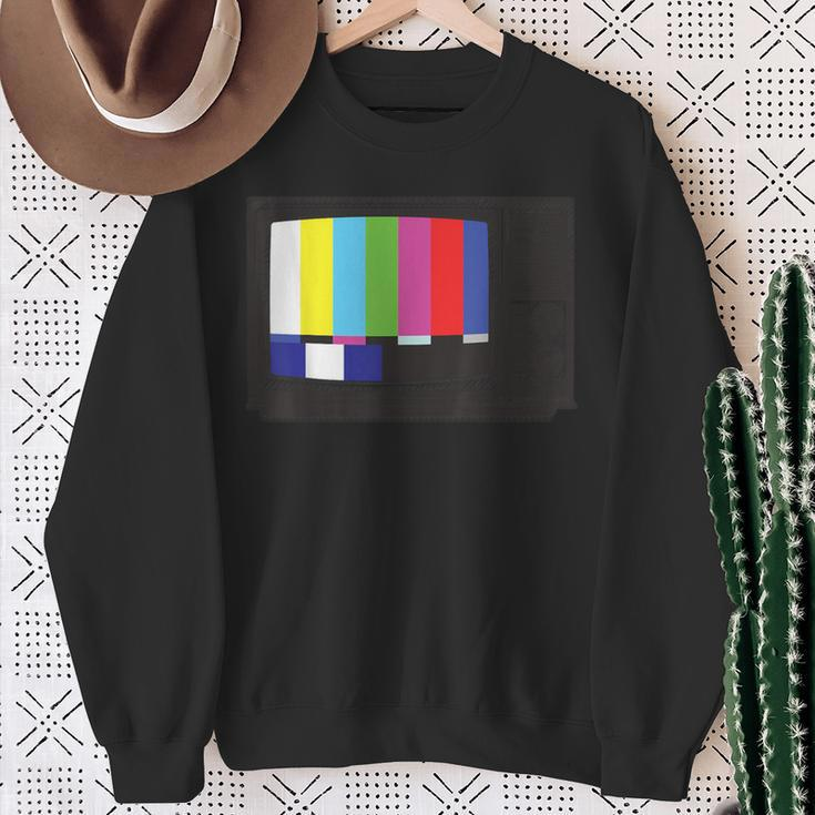No Signal 70S 80S Television Screen Retro Vintage Tv Sweatshirt Gifts for Old Women