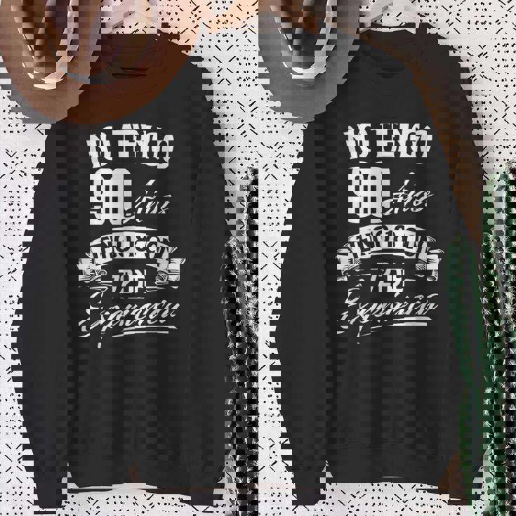 No Tengo 90 Años Tengo 18 Con 72 De Experiencia Cumpleaños Camisa de entrenamiento Regalos para ancianas