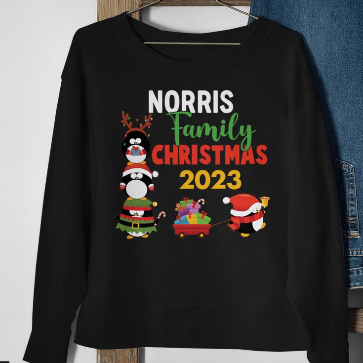 Norris Family Name Norris Family Christmas Sweatshirt Gifts for Old Women