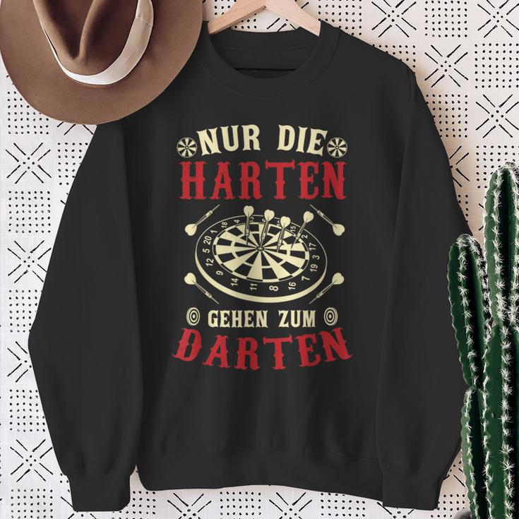 Nur Die Harten Gehzum Darten Dart Sweatshirt Geschenke für alte Frauen