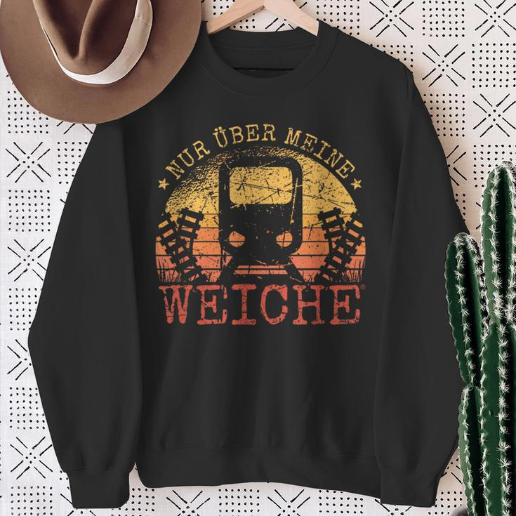 Nur Über Meine Weiche Lokfahrer Railway S Sweatshirt Geschenke für alte Frauen