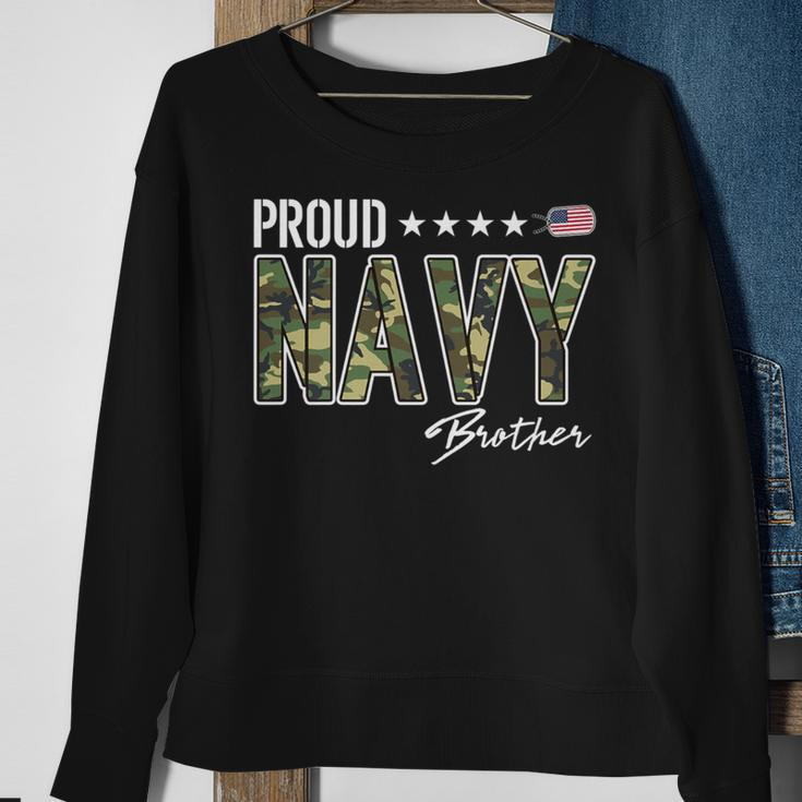 Nwu Type Iii Proud Navy Brother Sweatshirt Gifts for Old Women