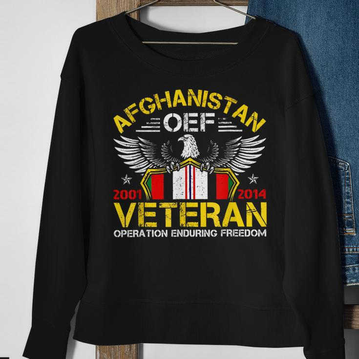 Oef Veteran Afghanistan Operation Enduring Freedom Sweatshirt Gifts for Old Women