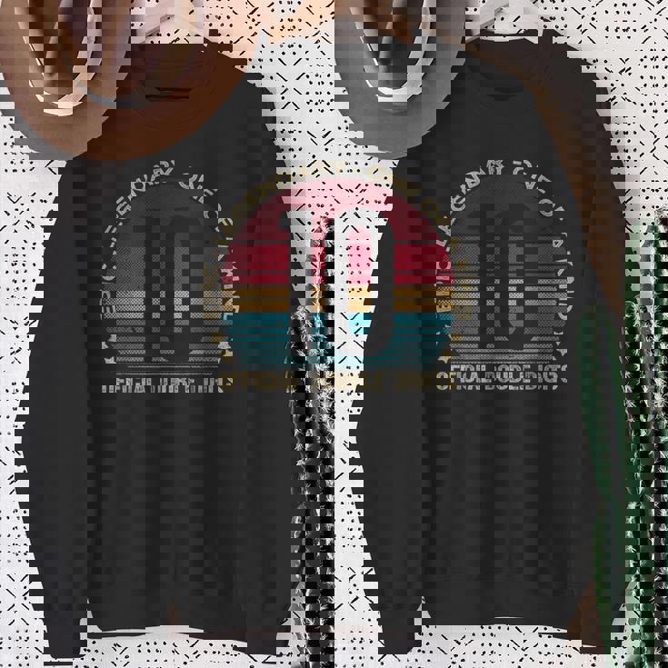 Official Double Digits 10 Year Old 10Th Birthday Sweatshirt Gifts for Old Women