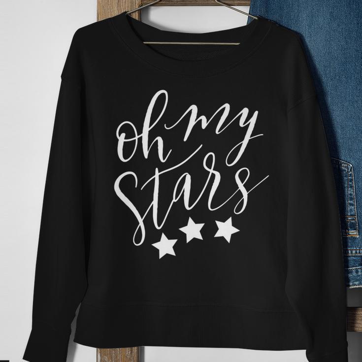 Oh My Stars 4Th Of July Independence America Usa Sweatshirt Gifts for Old Women