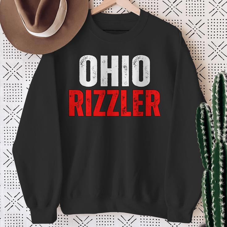 Ohio Rizzler Ohio Rizz Ironic Meme Quote Sweatshirt Gifts for Old Women