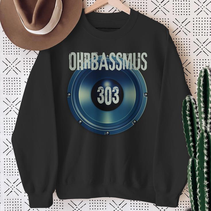 Ohrbassmus Du Liebst Techno Und Die 303 Long-Sleeved Sweatshirt Geschenke für alte Frauen