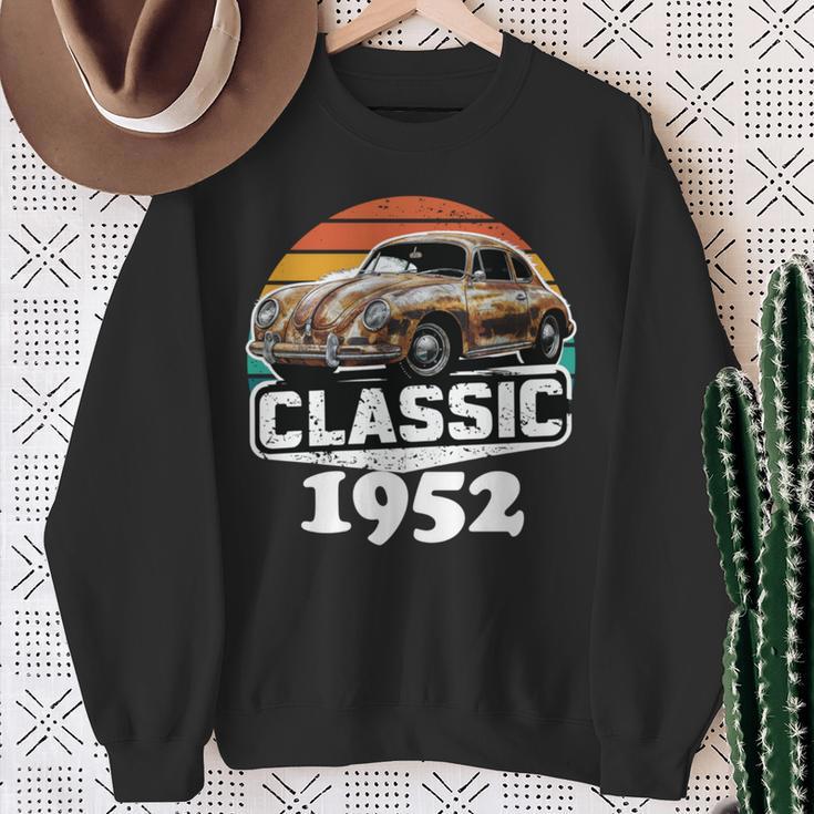 Oldtimer 1952 Geburtstag Für Männer Papaatertag Sweatshirt Geschenke für alte Frauen