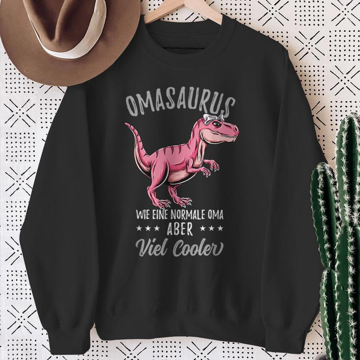 Omasaurus Lustiges Oma Muttertag Sweatshirt Geschenke für alte Frauen