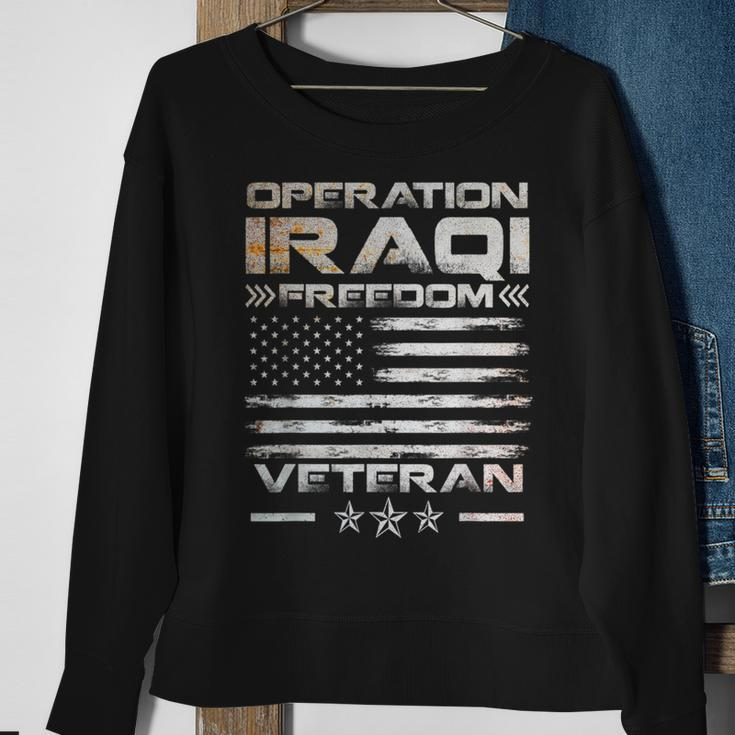Operation Iraqi Freedom Oif Veteran Sweatshirt Gifts for Old Women