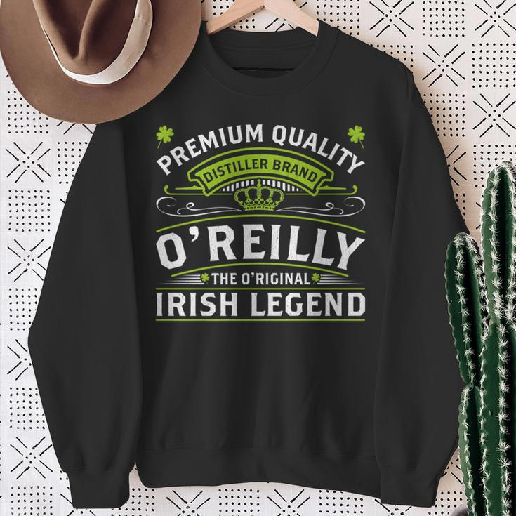 O'reilly The Original Irish Legend Family Name Sweatshirt Gifts for Old Women