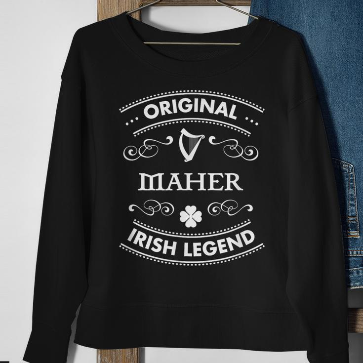 Original Irish Legend Maher Irish Family Name Sweatshirt Gifts for Old Women