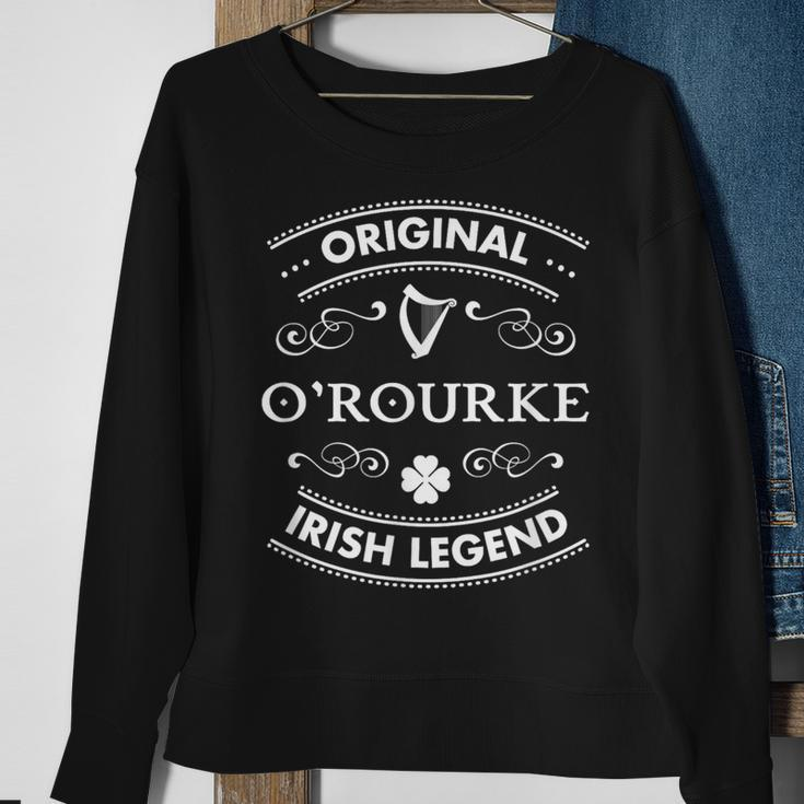 Original Irish Legend O'rourke Irish Family Name Sweatshirt Gifts for Old Women