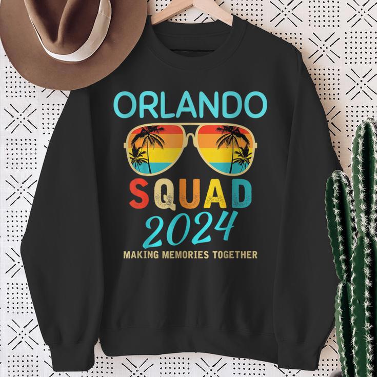 Orlando 2024 Vacation Squad Florida Matching Group Sweatshirt Gifts for Old Women