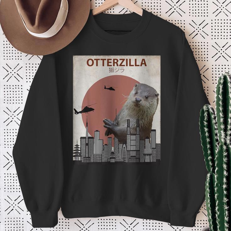 Otterzilla Otter Sweet For Otter Lovers Sweatshirt Geschenke für alte Frauen