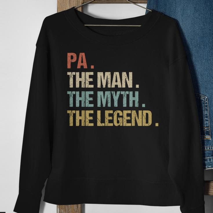 Pa The Man Myth Legend Father Dad Christmas Sweatshirt Gifts for Old Women