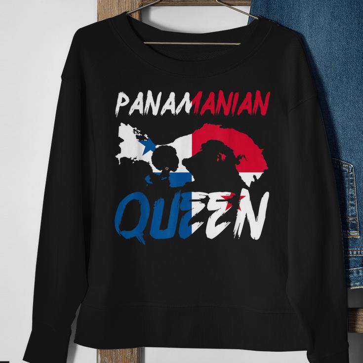 Panamanian Queen Panama Flag Afro-Pride Proud Independent Sweatshirt Gifts for Old Women