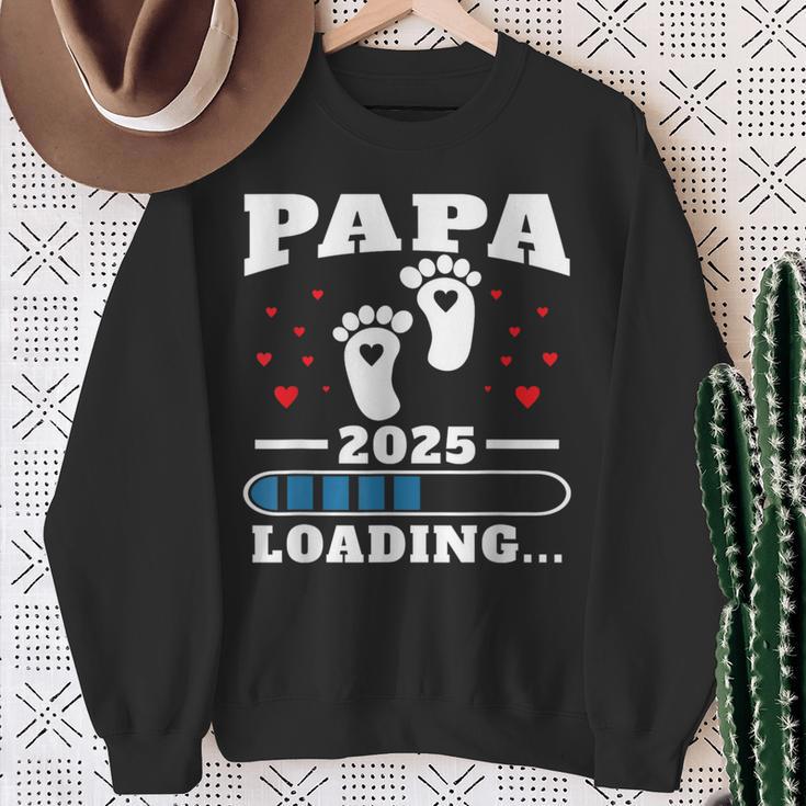 Papa 2025 Lustigesatertagsgeschenk Schwangere Sweatshirt Geschenke für alte Frauen