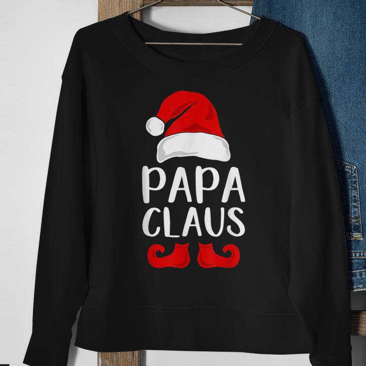 Papa Claus Grandpa Santa Claus Red Christmas Hat Sweatshirt Gifts for Old Women